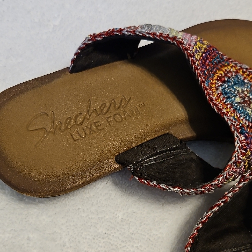 Skechers Multicolor Crochet Women's Sandals - Picture 6 of 10